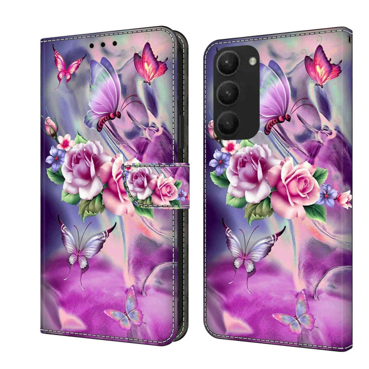 For Samsung Galaxy S23+ Crystal 3D Shockproof Protective Leather Phone Case(Butterfly) - free shipping - PMC TechLife - Order now!