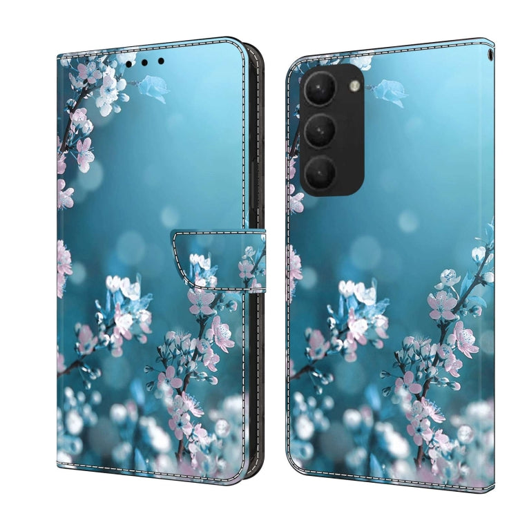 For Samsung Galaxy S23+ Crystal 3D Shockproof Protective Leather Phone Case(Plum Flower) - free shipping - PMC TechLife - Order now!