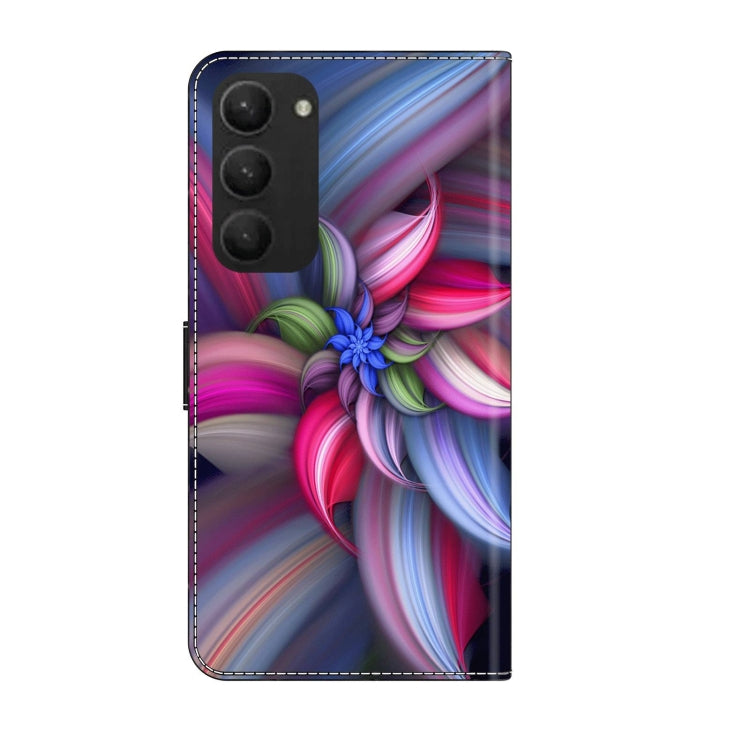 For Samsung Galaxy S23+ Crystal 3D Shockproof Protective Leather Phone Case(Colorful Flower) - free shipping - PMC TechLife - Order now!