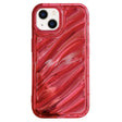 For iPhone 14 Plus Laser Sequin Waves TPU Phone Case(Red) - free shipping - PMC TechLife - Order now!