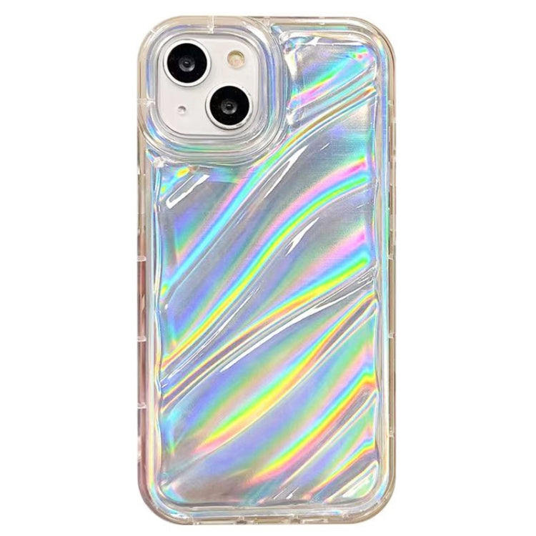 For iPhone 14 Laser Sequin Waves TPU Phone Case(Transparent) - free shipping - PMC TechLife - Order now!