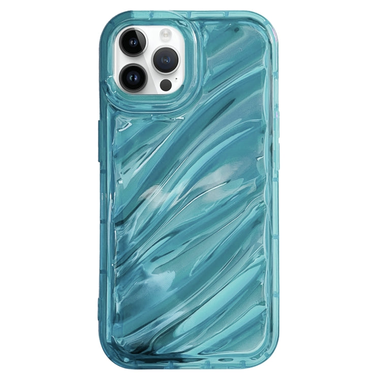 For iPhone 11 Pro Laser Sequin Waves TPU Phone Case(Blue) - free shipping - PMC TechLife - Order now!
