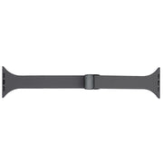 For Apple Watch 8 45mm  Magnetic Buckle Slim Silicone Watch Band(Starry Grey)