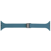 For Apple Watch 6 44mm Magnetic Buckle Slim Silicone Watch Band(Light Green)