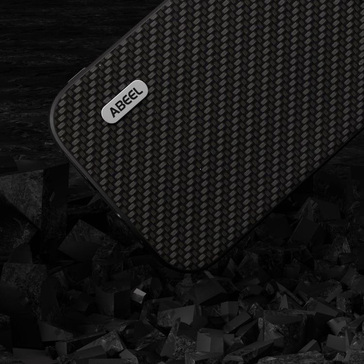 For iPhone 15 Pro ABEEL Carbon Fiber Texture Protective Phone Case(Black) - free shipping - PMC TechLife - Order now!