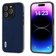 For iPhone 14 Plus ABEEL Carbon Fiber Texture Protective Phone Case(Dark Blue) - free shipping - PMC TechLife - Order now!
