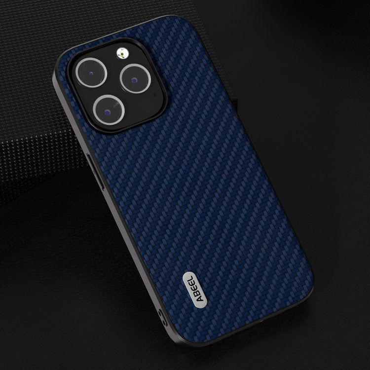 For iPhone 14 Plus ABEEL Carbon Fiber Texture Protective Phone Case(Dark Blue) - free shipping - PMC TechLife - Order now!