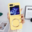 For Samsung Galaxy Z Flip5 Skin Feel Magsafe Magnetic Shockproof PC Phone Case(Yellow) - Galaxy Z Flip5 Cases by PMC TechLife | Online Shopping South Africa | PMC TechLife