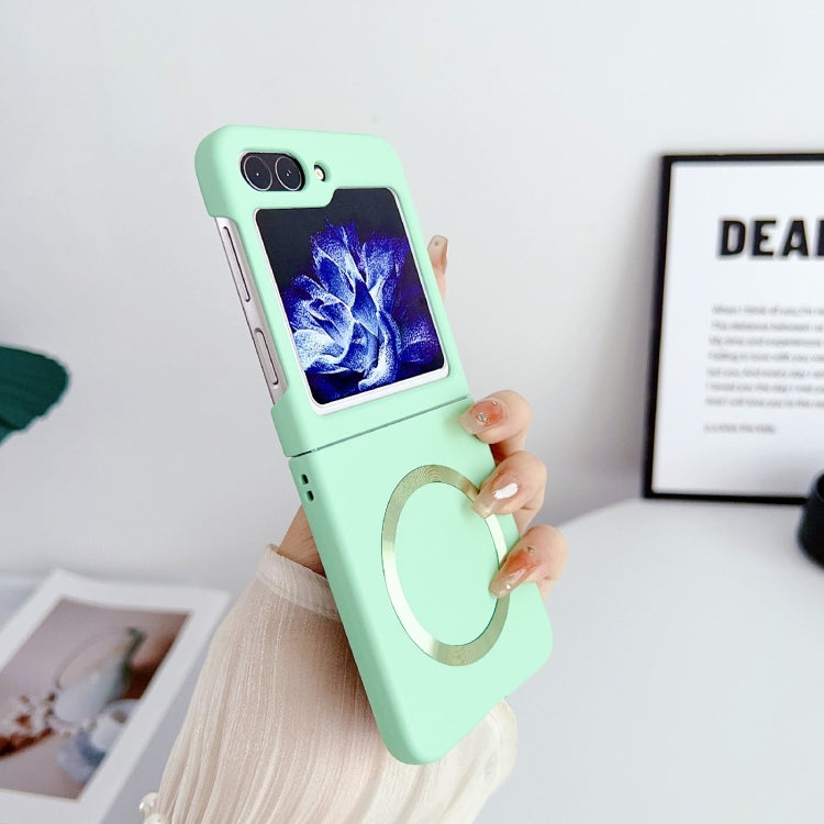 For Samsung Galaxy Z Flip5 Skin Feel Magsafe Magnetic Shockproof PC Phone Case(Green) - Galaxy Z Flip5 Cases by PMC TechLife | Online Shopping South Africa | PMC TechLife