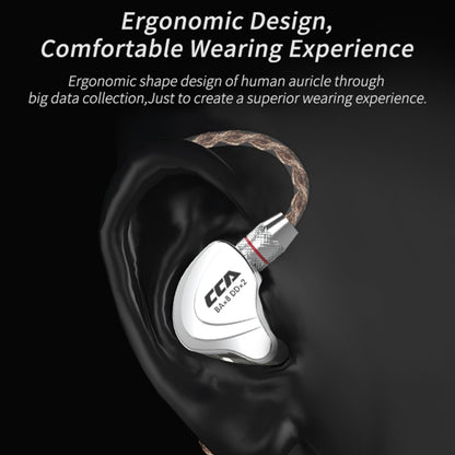 CCA CCA-C10 3.5mm Gold Plated Plug Ten Unit Hybrid Wire-controlled In-ear Earphone, Type:without Mic(Sapphire Cyan) - free shipping - PMC Jewellery - Order now!