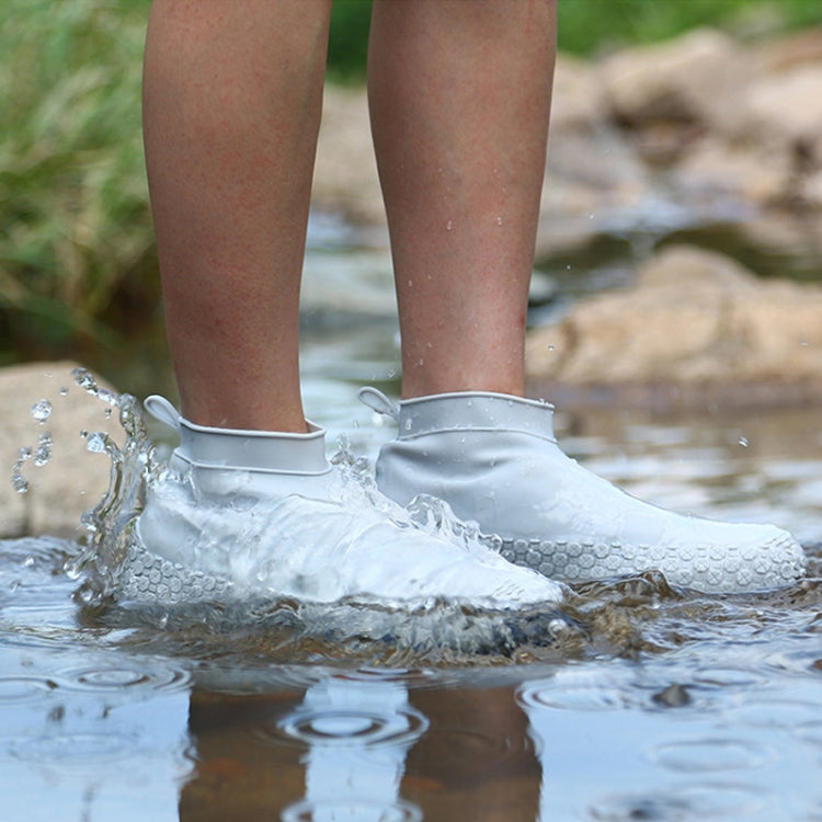 Silicone Non-slip Thickened Wear-resistant Waterproof Shoe Boots Cover, Size:M(Black) - Rainshoes & Shoe Covers by PMC Jewellery | Online Shopping South Africa | PMC Jewellery | Buy Now Pay Later Mobicred