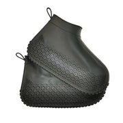 Silicone Non-slip Thickened Wear-resistant Water-resistant Shoe Boots Cover, Size:M(Black)