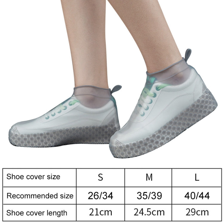 Silicone Non-slip Thickened Wear-resistant Waterproof Shoe Boots Cover, Size:M(Black) - Rainshoes & Shoe Covers by PMC Jewellery | Online Shopping South Africa | PMC Jewellery | Buy Now Pay Later Mobicred