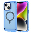For iPhone 15 Plus Skin Feel TPU + PC MagSafe Magnetic Phone Case(Transparent Blue) - free shipping - PMC TechLife - Order now!