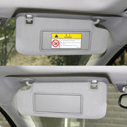 For Peugeot 308 2010-2022 Left-hand Drive Car Sun Visor Makeup Mirror Cover 98177070(Light Beige)