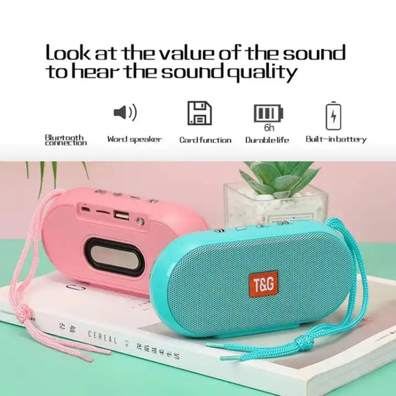 T&G TG179 Outdoor Multifunctional Wireless Bluetooth Speaker Support USB / TF / FM(Grey)