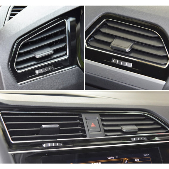 For Volkswagen Tiguan L 17-21 Car Air Conditioning Air Outlet Paddle, Left Driving(Middle-Right)