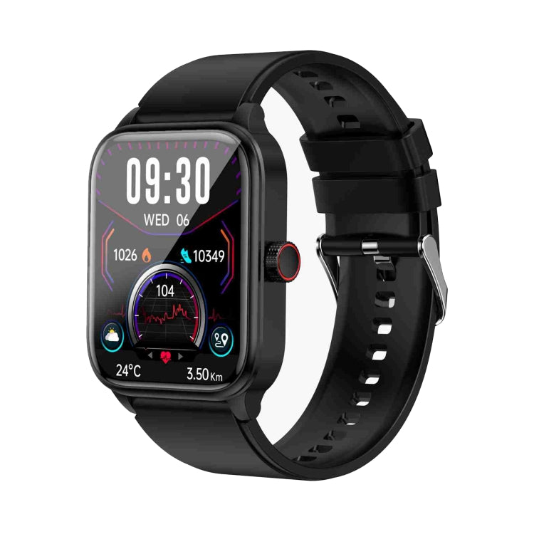 ET540 1.91 inch IP67 Waterproof Silicone Band Smart Watch, Support ECG / Non-invasive Blood Glucose Measurement(Black) - Smart Watches by PMC TechLife | Online Shopping South Africa | PMC TechLife