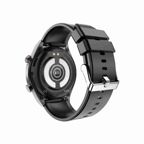 ET450 1.39 inch IP67 Water-resistant Silicone Band Smart Watch, Support ECG / Non-invasive Blood Glucose Measurement(Black)