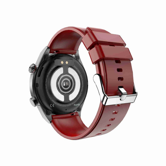 ET450 1.39 inch IP67 Water-resistant Silicone Band Smart Watch, Support ECG / Non-invasive Blood Glucose Measurement(Red)