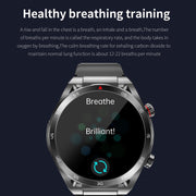 ET450 1.39 inch IP67 Water-resistant Silicone Band Smart Watch, Support ECG / Non-invasive Blood Glucose Measurement(Black)