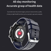 ET450 1.39 inch IP67 Water-resistant Silicone Band Smart Watch, Support ECG / Non-invasive Blood Glucose Measurement(Black)