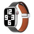 For Apple Watch 6 40mm Magnetic Buckle Skin Feel Leather Watch Band(Black) - Watch Bands by PMC TechLife | Online Shopping South Africa | PMC TechLife