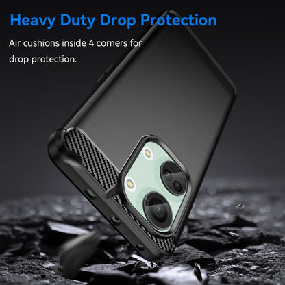 For OnePlus Nord 3 Brushed Texture Carbon Fiber TPU Phone Case(Black) - free shipping - PMC Jewellery - Order now!