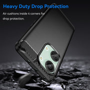 For OnePlus Nord 3 Brushed Texture Carbon Fiber TPU Phone Case(Black)