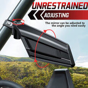 For Can-Am BRP UTV Maverick X3 Off-Road Vehicle Rearview Mirror, Model:UTV-17B Upgrade