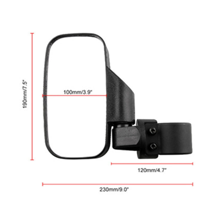 For UTV / ATV UTV-8 Modified Rear View Mirror Side Mirror - Convex Mirror & Accessories by PMC TechLife | Online Shopping South Africa | PMC TechLife