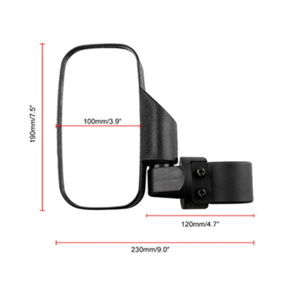 For UTV / ATV UTV-8 Modified Rear View Mirror Side Mirror