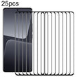 For Xiaomi 13T 25pcs 9H HD 3D Curved Edge Tempered Glass Film(Black) - free shipping - PMC TechLife - Order now!