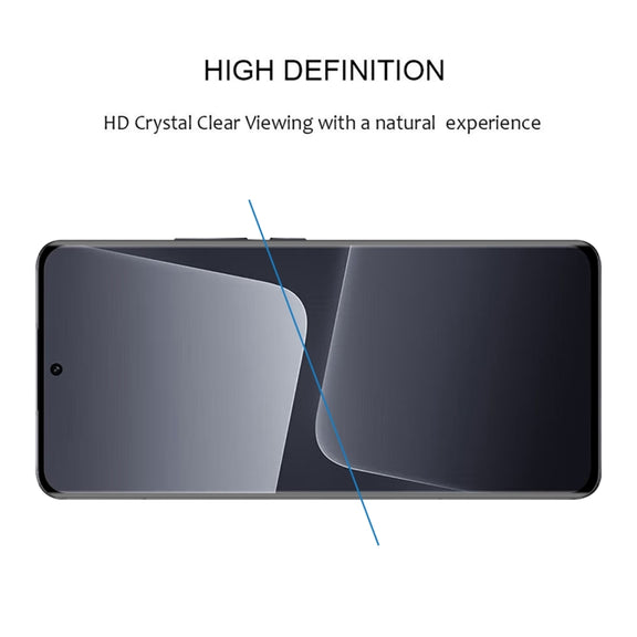 For Xiaomi 13T 25pcs 9H HD 3D Curved Edge Tempered Glass Film(Black)