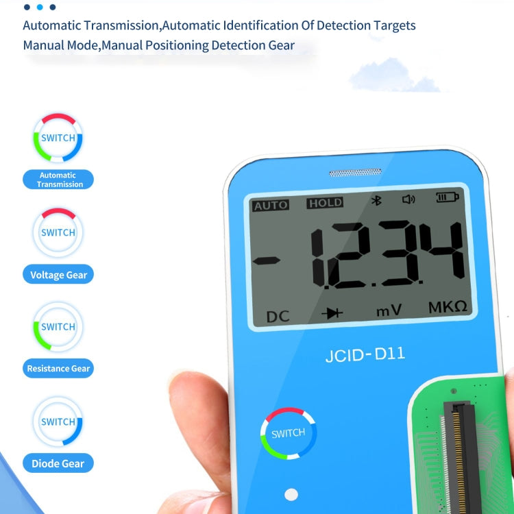 JCID D11 Multifunctional PCB Intelligent Digital Detector - free shipping - PMC Jewellery - Order now!