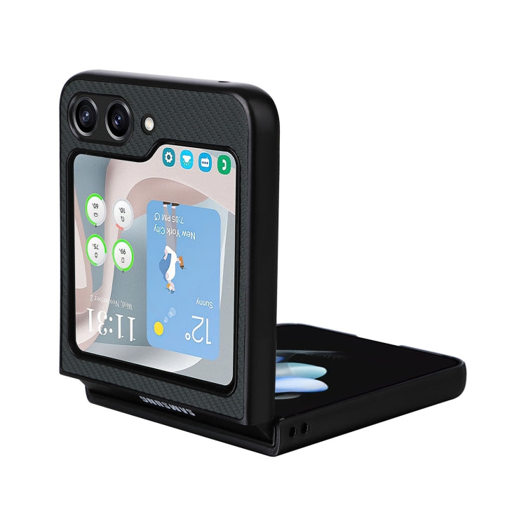 For Samsung Galaxy Z Flip5 5G PU Leather PC Phone Case(Black) - free shipping - PMC TechLife - Order now!