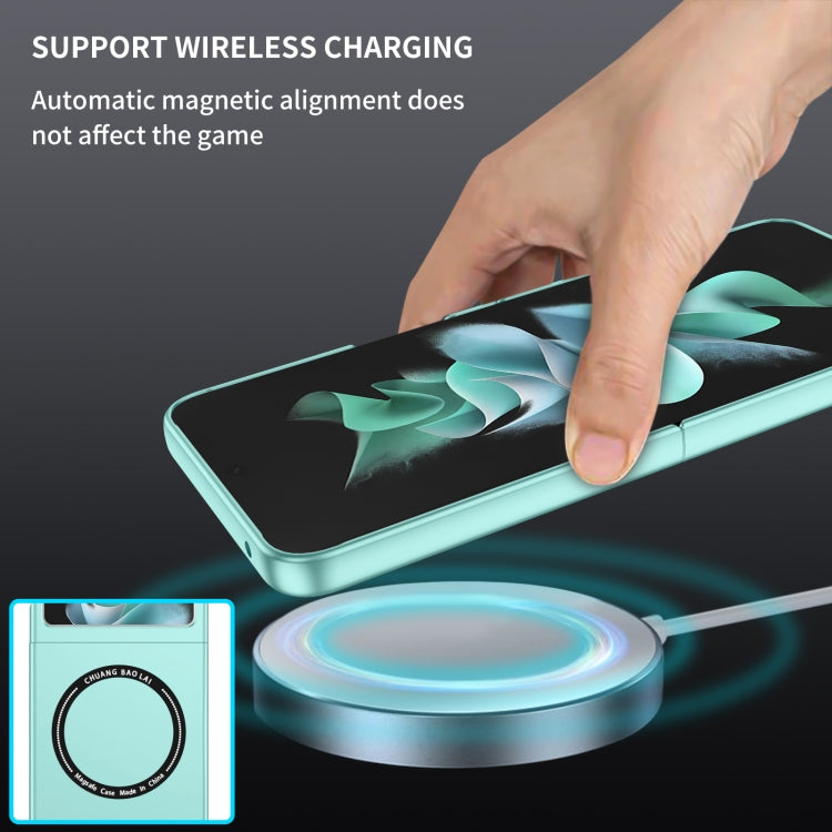 For Samsung Galaxy Z Flip5 5G Magsafe Magnetic Folding PC Phone Case(Light Blue) - free shipping - PMC TechLife - Order now!