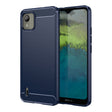For Nokia C110 Brushed Texture Carbon Fiber TPU Phone Case(Blue) - free shipping - PMC TechLife - Order now!