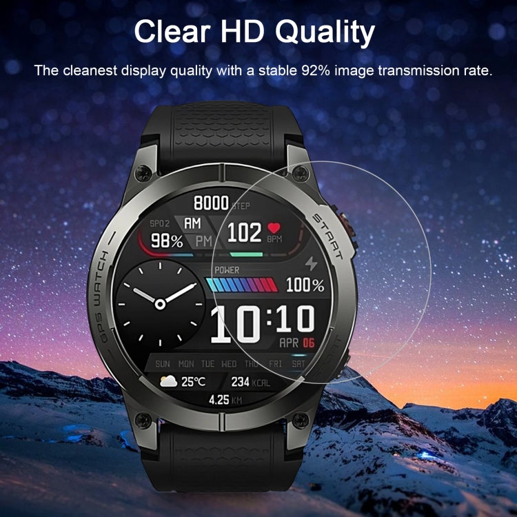 For Zeblaze Stratos 3 10pcs 0.26mm 2.5D 9H Tempered Glass Film Watch Screen Protector - Screen Protector by PMC TechLife | Online Shopping South Africa | PMC TechLife