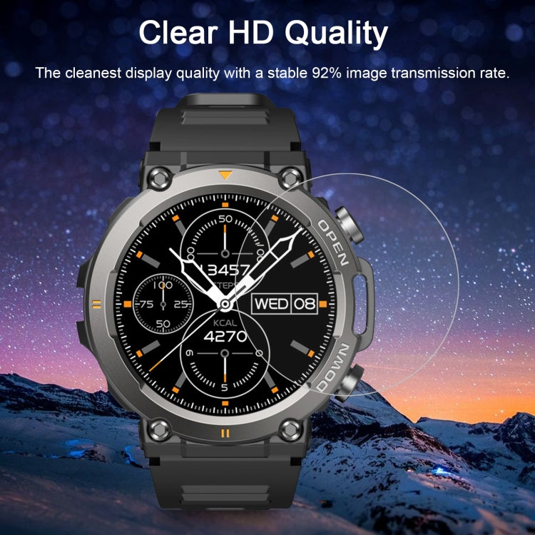 For Zeblaze Vibe 7 10pcs 0.26mm 2.5D 9H Tempered Glass Film Watch Screen Protector - Screen Protector by PMC TechLife | Online Shopping South Africa | PMC TechLife
