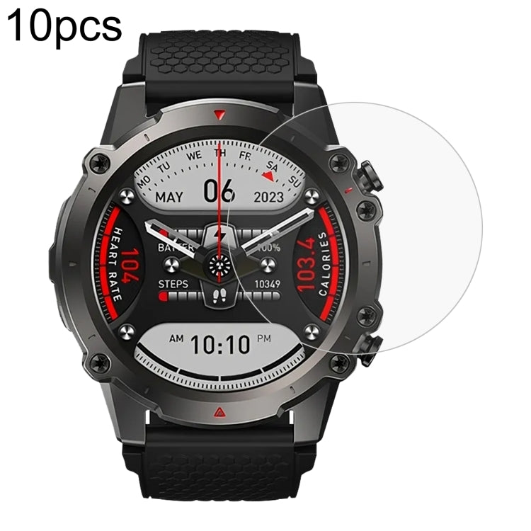For Zeblaze Vibe 7 Lite 10pcs 0.26mm 2.5D 9H Tempered Glass Film Watch Screen Protector - Screen Protector by PMC TechLife | Online Shopping South Africa | PMC TechLife