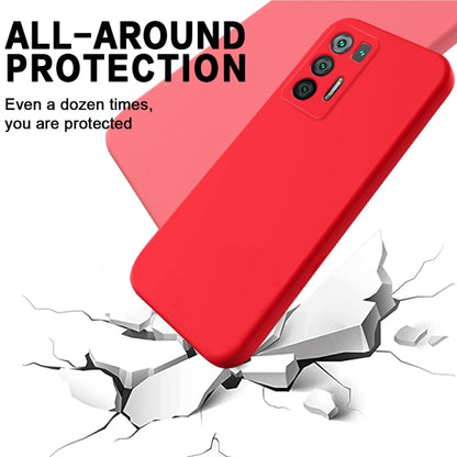 For Hisense Infinity H50S 5G Pure Color Liquid Silicone Shockproof Phone Case(Red) - More Brand by PMC Jewellery | Online Shopping South Africa | PMC Jewellery | Buy Now Pay Later Mobicred