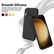 For Hisense Infinity H50 Zoom Pure Color Liquid Silicone Shockproof Phone Case(Black)