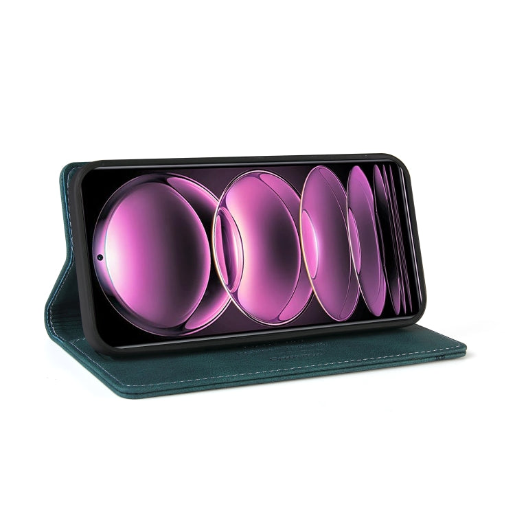 For Xiaomi Redmi Note 12 Pro India/Poco X5 Pro GQUTROBE Skin Feel Anti-theft Brush Horizontal Flip Leather Case with Holder(Blue) - free shipping - PMC TechLife - Order now!