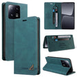 For Xiaomi 13 Pro GQUTROBE Skin Feel Anti-theft Brush Horizontal Flip Leather Case with Holder(Blue) - free shipping - PMC TechLife - Order now!