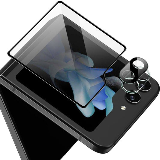 For Samsung Galaxy Z Flip5 5G imak High Definition Integrated Glass Lens Film + Glass Rear Screen Sticker Black Version - free shipping - PMC Jewellery - Order now!