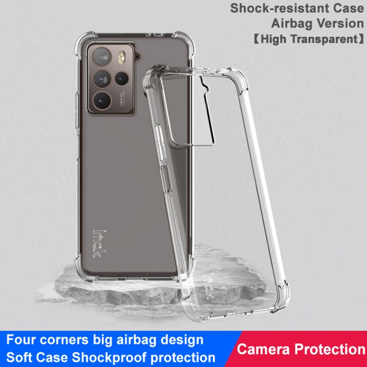 For HTC U23 / U23 Pro 5G imak Shockproof Airbag TPU Phone Case(Transparent)