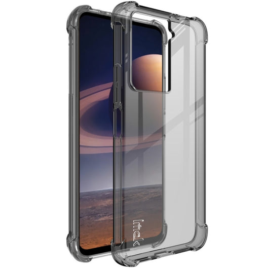 For HTC U23 / U23 Pro 5G imak Shockproof Airbag TPU Phone Case(Transparent Black) - HTC by imak | Online Shopping South Africa | PMC Jewellery | Buy Now Pay Later Mobicred