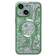 For iPhone 14 Electroplated Circuit Board Pattern MagSafe Phone Case(Green) - free shipping - PMC TechLife - Order now!