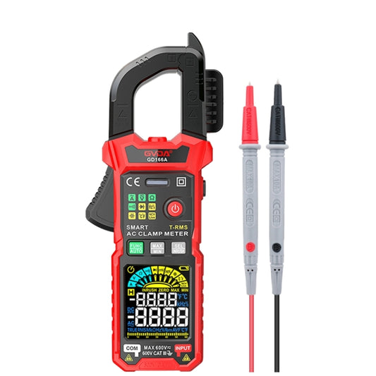 GVDA GD166A Digital Clamp Type Multifunction Intelligent Anti-burn Multimeter - Digital Multimeter by GVDA | Online Shopping South Africa | PMC Jewellery | Buy Now Pay Later Mobicred